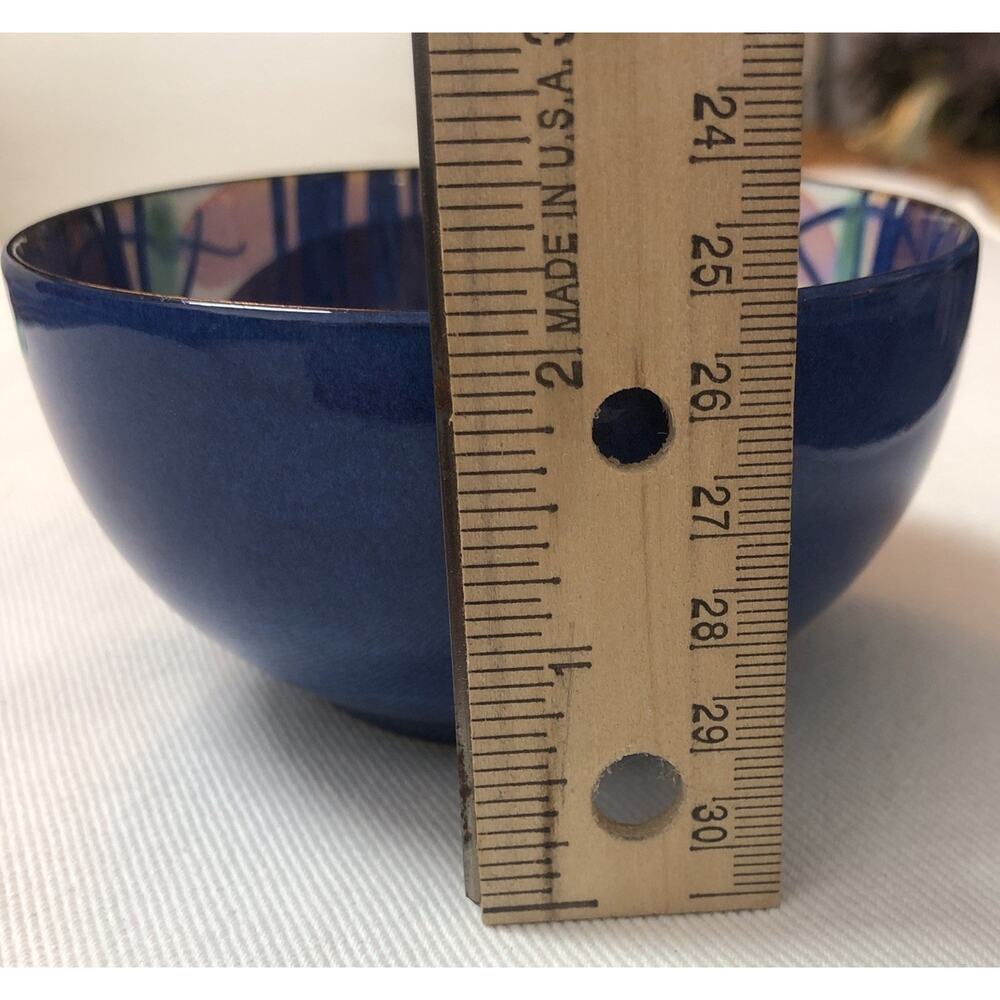 VINTAGE ROYAL COPENHAGEN TENERA FAIENCE 4 1/4” MIDCENTURY MODERN BOWL 137 / 2196 - Picture 3 of 4